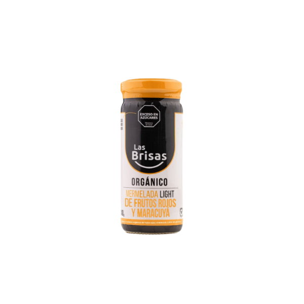 Producto - LAS BRISAS MERMELADA ORGÁNICA PREMIUM DE "FRUTOS ROJOS Y MARACUYÁ" X 260 GR