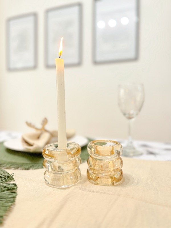 Producto - Porta Vela - CELINA Ámbar x2