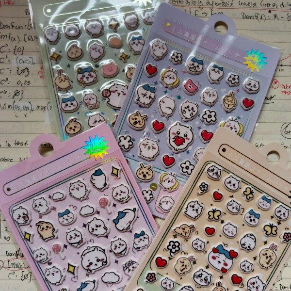 Producto - Sticker relieve chiikawa