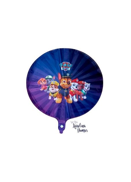 Producto - Globo Redondo La Patrulla Canina 18"