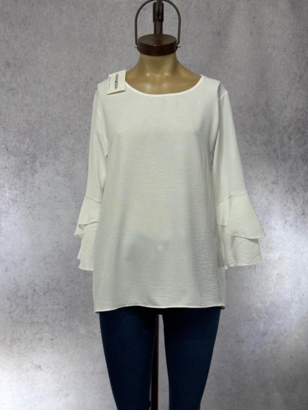 Producto - BLUSA RUMI BLANCA MANGAS 34 - 0