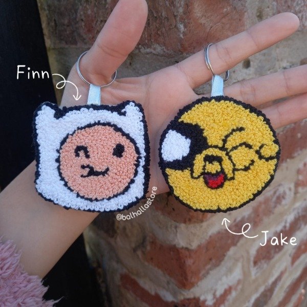 Producto - Llavero Bordado Finn - Jake