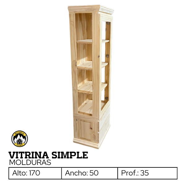 Producto - VITRINAS SIMPLE MOLDURA - 4