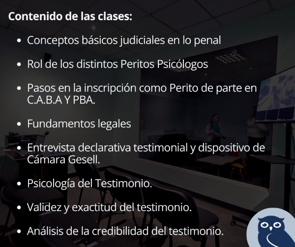 Producto - Perito de Parte (Psicología del Testimonio y Gesell) - 1