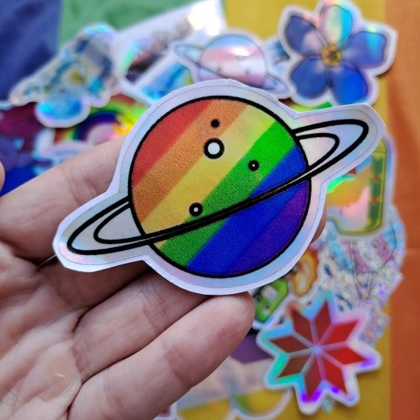 Producto - Sticker planeta lgbt