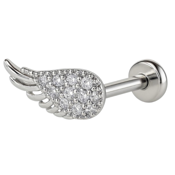 Producto - Piercing Labret Helix Ala Brillos Acero 316l