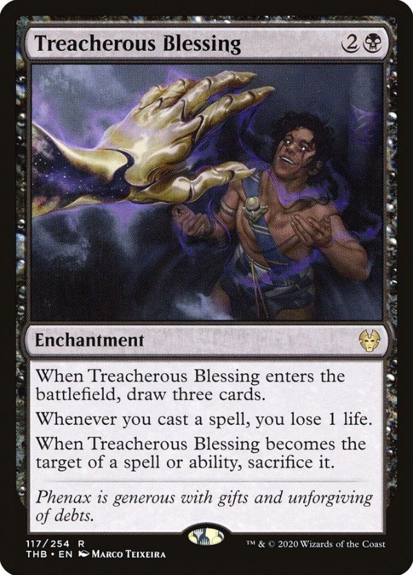 Producto - Treacherous Blessing #117  Theros: Beyond Death
