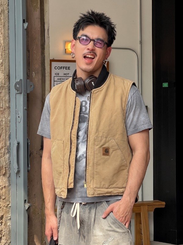 Producto - CARHARTT VEST BEIGE 90s - 5