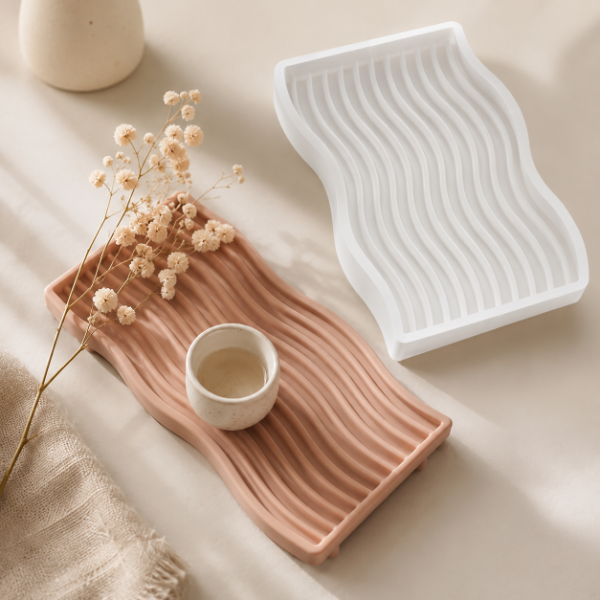 Producto - MOLDE SILICONA BANDEJA ONDULADA