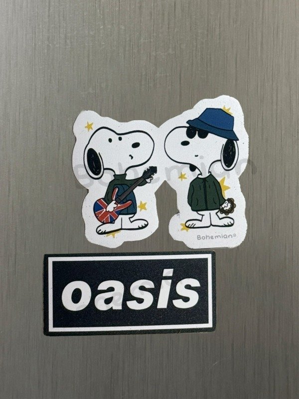 Producto - Pack x2 imanes OASIS - Imanes de Oasis