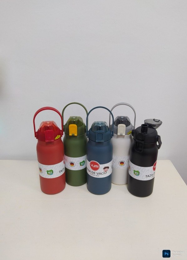 Producto - Botella térmica con agarre arriba 1.5 litros