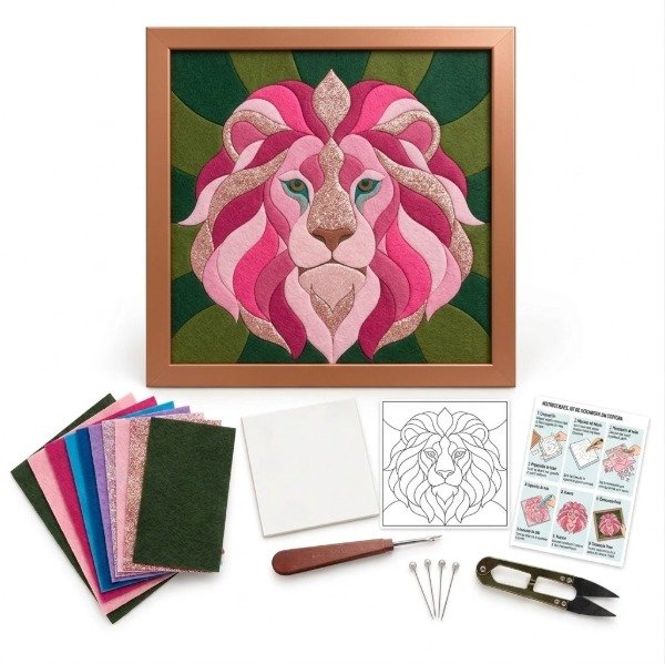 Producto - Kit Kinusaiga con bastidor Patchwork sin Costura LEON - 0