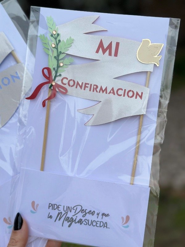 Producto - Topper Mi Confirmación con moño