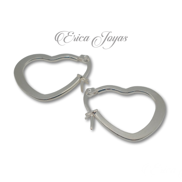 Producto - Aros forma Corazón aplanado 40 (ABAR0015)