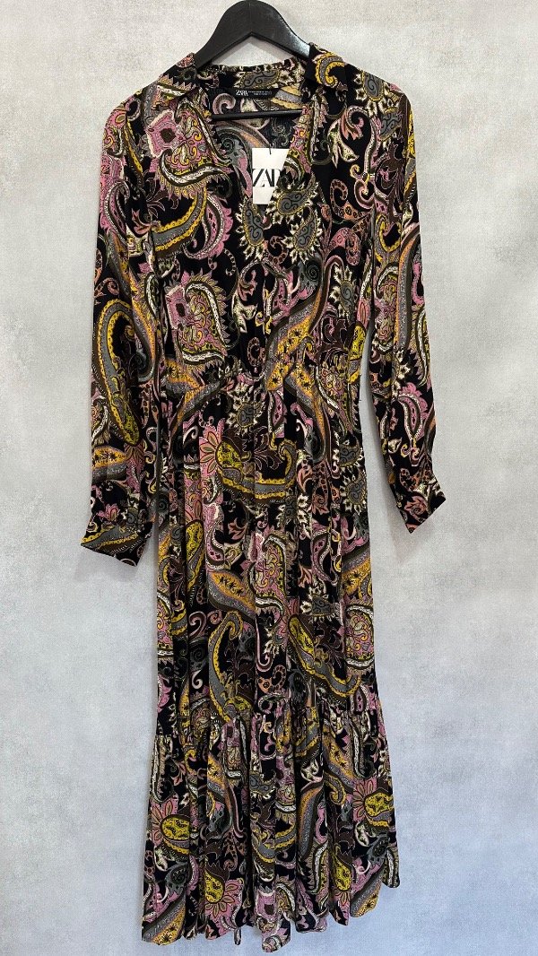 Producto - Vestido estampado midi Zara - 4