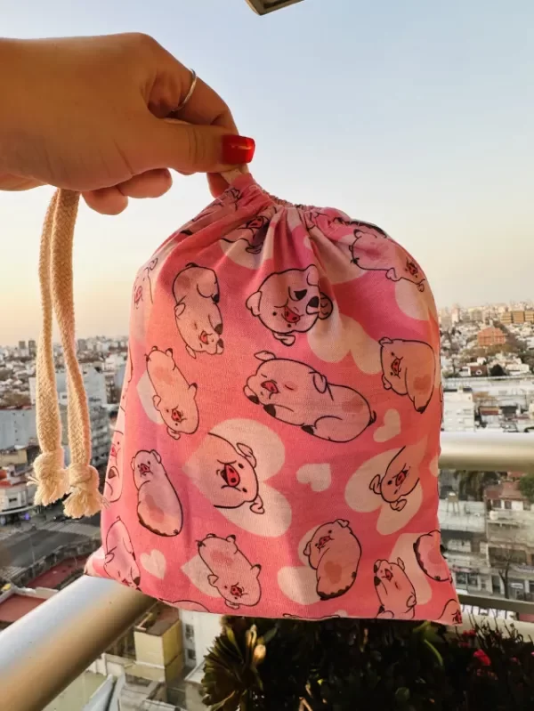 Producto - Bolsa de tela Chanchito