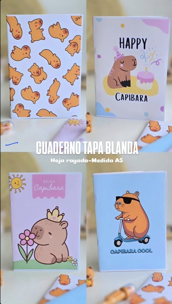 Producto - Cuaderno capibara