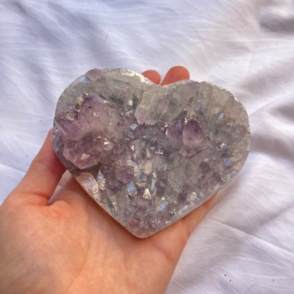 Producto - Corazón de Amatista Violeta