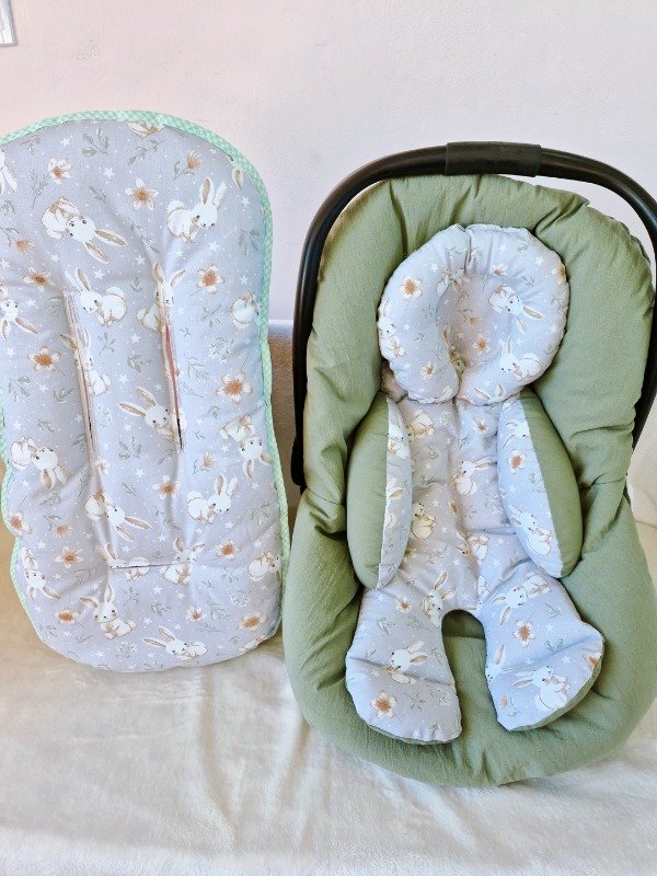 Producto - Set de paseo Bunny and flower malva