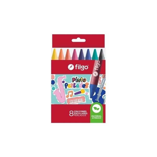 Producto - CRAYON FILGO PERLADOS X8