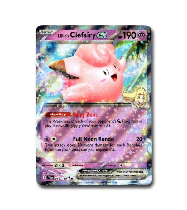 Producto - Carta Pokémon - Lillie's Clefairy Ex 056/159 - Journey Together