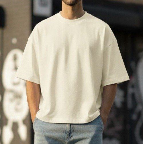 Producto - REMERA BOXY - NATURAL