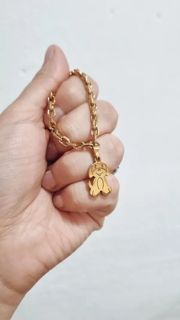 Producto - Pulsera perri acero dorado