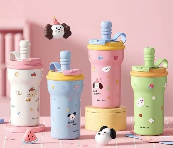 Producto - Vaso de acero con filtro y sorbete good friends