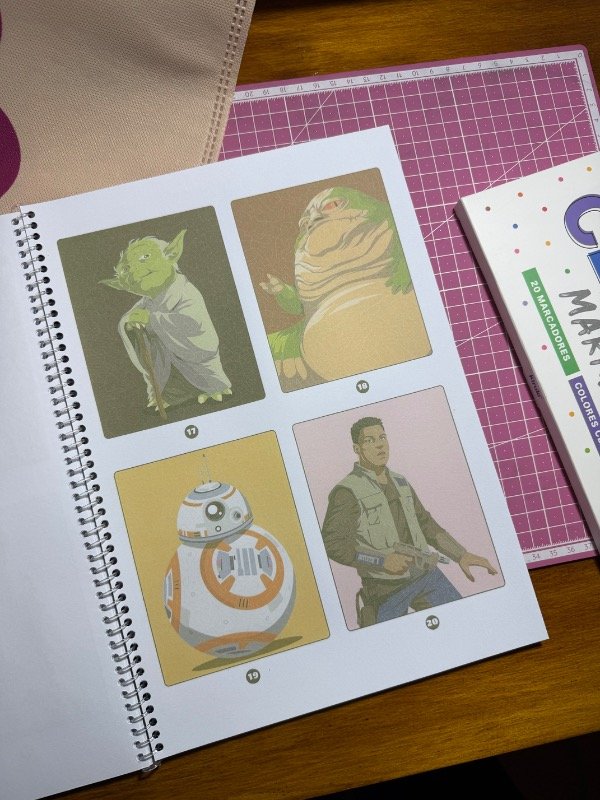 Producto - Set colorear starwars - 6
