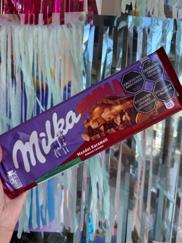 Producto - CHOCOLATE MILKA MANDEL KARAMELL 300GR