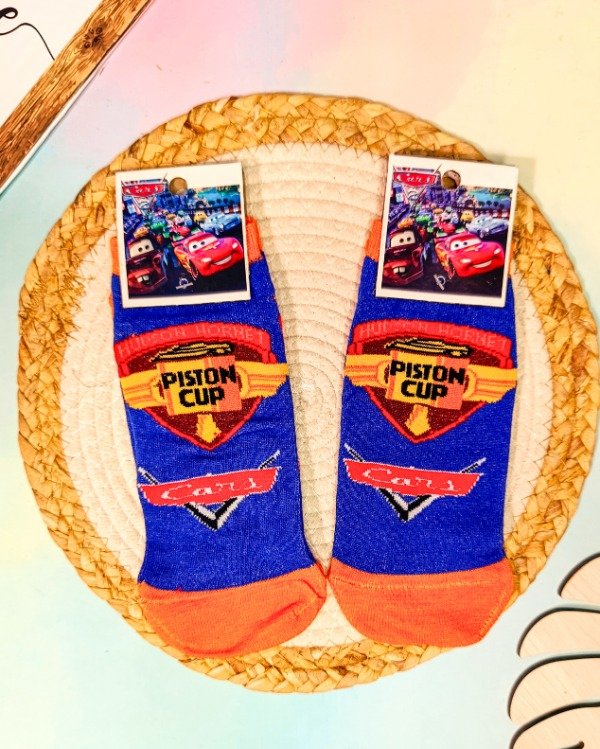 Producto - SOQUETES ANIMADOS ADULTO CARS PISTÓN CUP