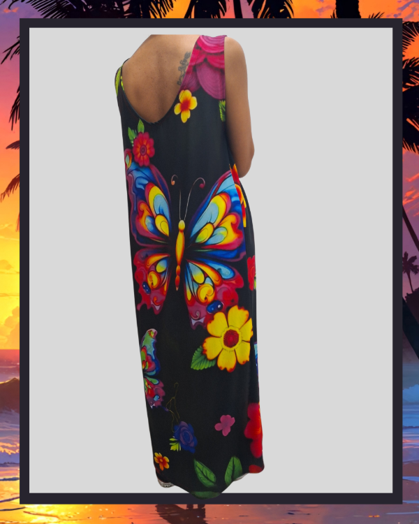Producto - VESTIDO FULLPRINT BUTTERFLY NEON