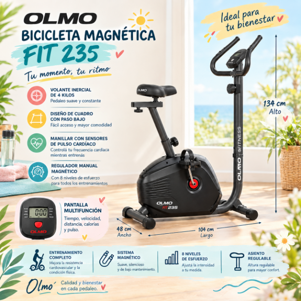 Producto - BICICLETA MAGNÉTICA FIT 235 OLMO