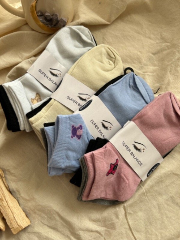 Producto - 3 Pares Soquetes COLORES