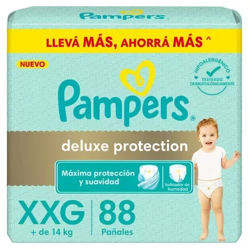 Producto - Pampers Deluxe Protection Mes Consumo xxg 88