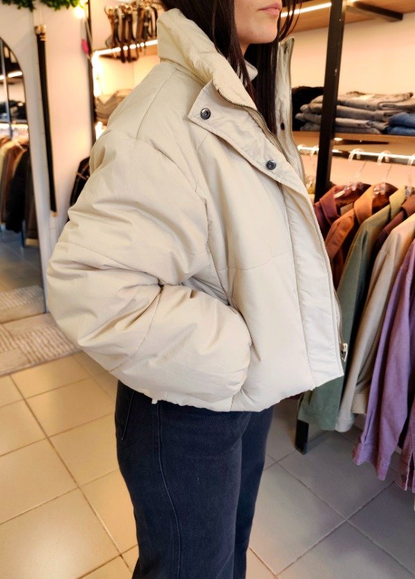 Producto - Campera puffer crema - 2