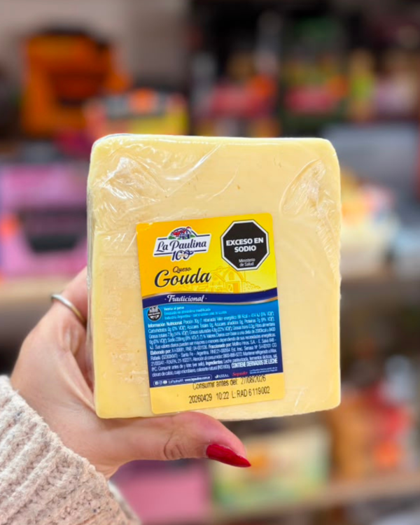 Producto - Queso gouda fraccionado "La Paulina"