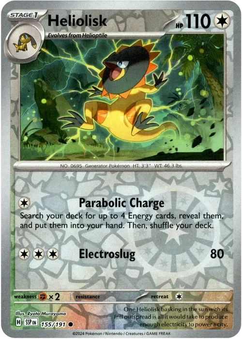 Producto - Heliolisk - 155/191 - Surging Sparks - Reverse Holo