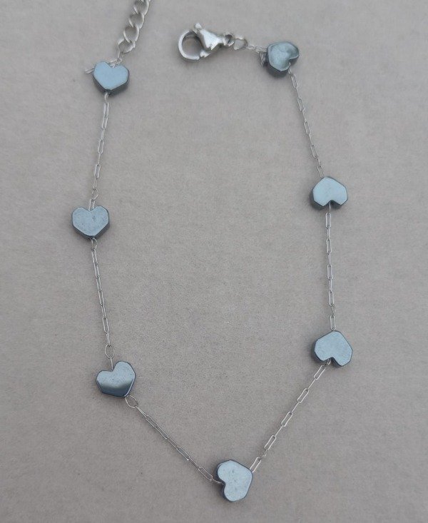 Producto - Pulsera con Corazones Negros - 0