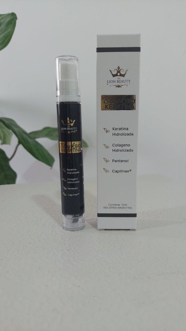 Producto - BLACK BIO KERATINA - THE LION BEAUTY - 15 ML