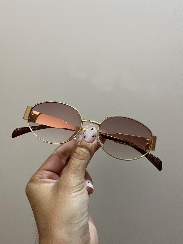 Producto - Lentes Celene Semi Rosa Dorado - 0