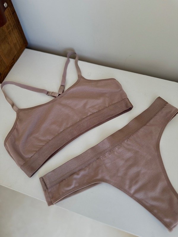 Producto - Conjunto Tuli algodón nude - 0