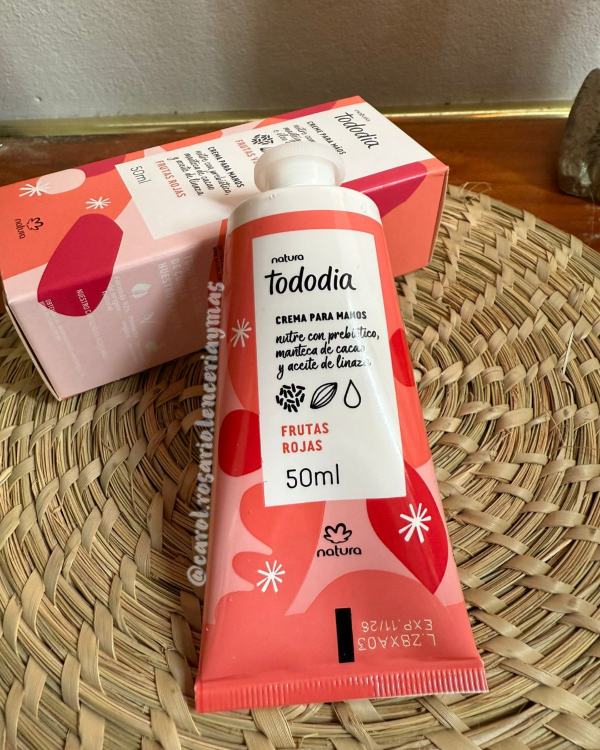 Producto - Crema para manos Tododia Frutas Rojas 50gr