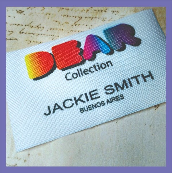 Producto - ETIQUETA CORDURA - 4x7cm