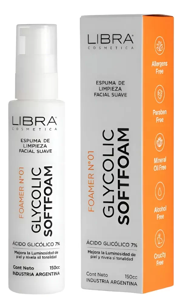 Producto - ESPUMA DE LIMPIEZA  con acido glicolico de Lab Libra 150 ml