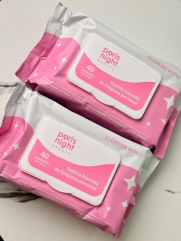 Producto - Toallitas humedas de limpieza personal paris night x40