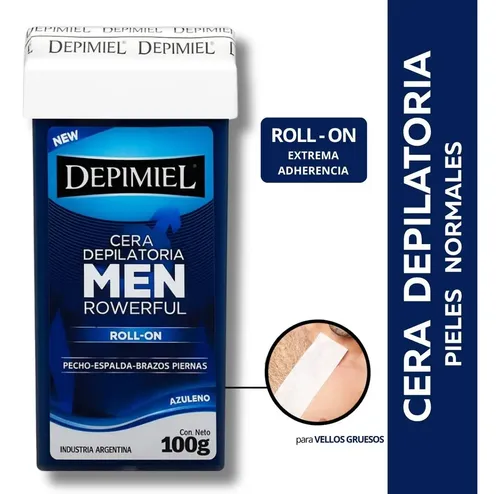 Producto - CERA DEPILATORIA MEN POWERFUL 100G 12454 DEPIMIEL