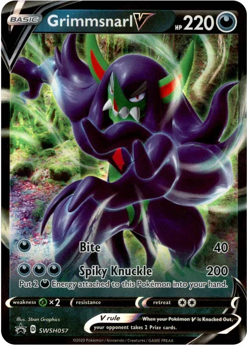 Producto - Grimmsnarl V - SWSH057 - Sword and Shield Promo