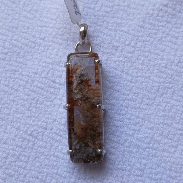 Producto - Dije Plata 925 con lodolita rectangular