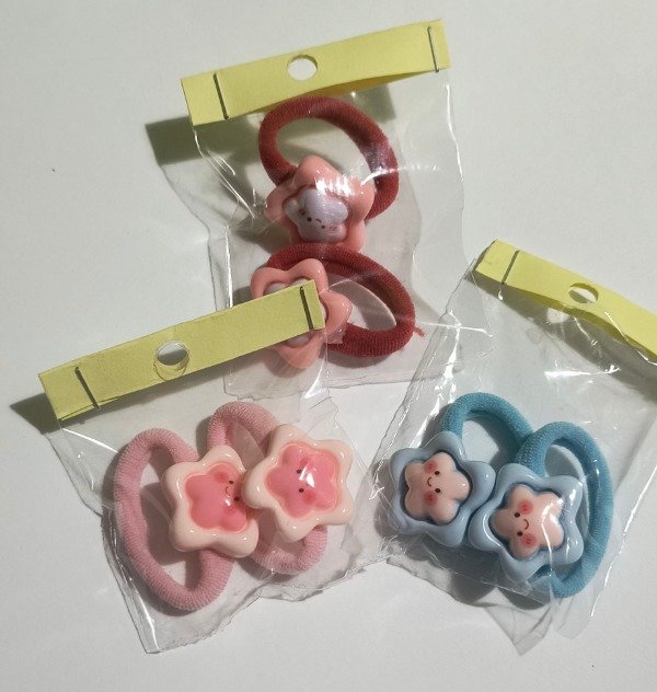 Producto - Colitas de pelo infantiles estrella